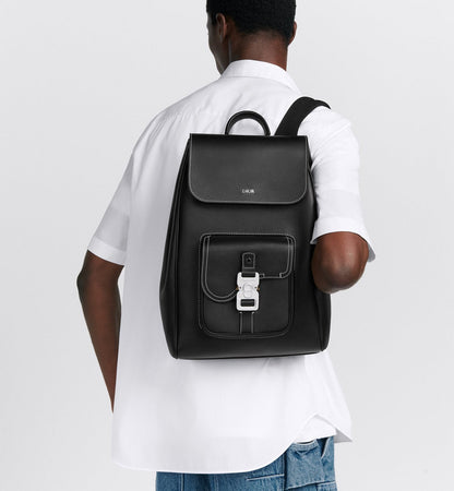 Sac à dos à rabat Saddle - Dior - Full Black
