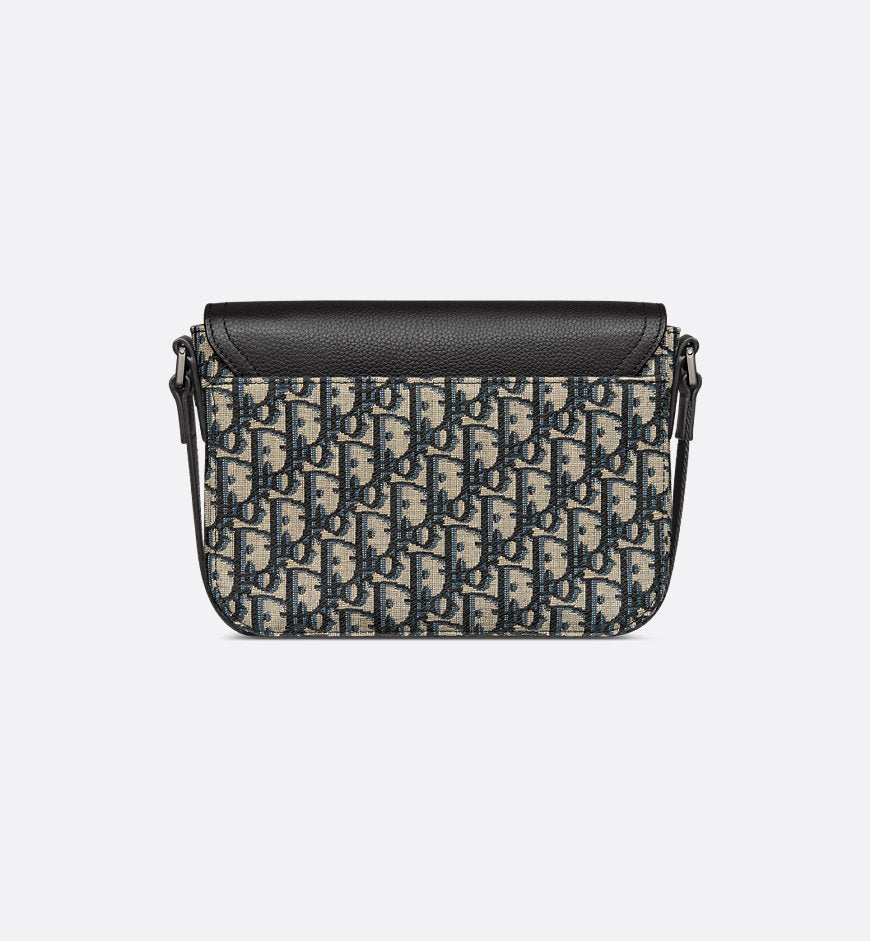 Sac Messenger à rabat Saddle Small Dior Noir et Beige
