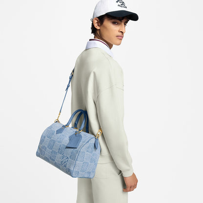 Sac Speedy 30 Bandoulière - LV - Bleu jeans
