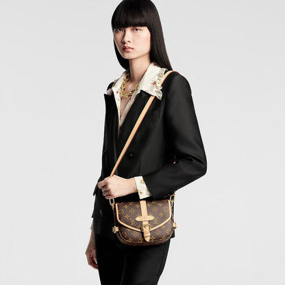 Sac Saumur BB - LV - Marron Classic