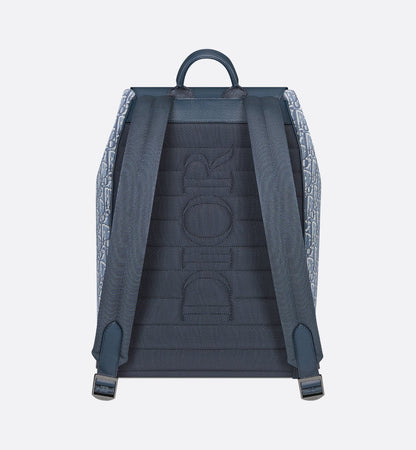 Sac à dos à rabat Saddle - Dior - Bleu jeans