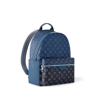 Sac à dos Discovery PM Toile Monogram  - LV - Bleu Noir