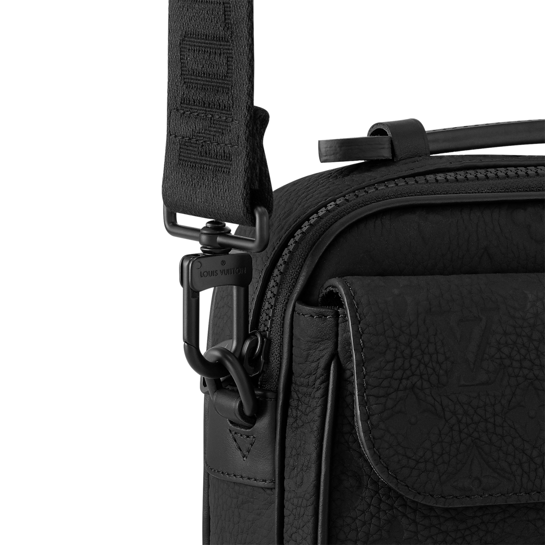 Sac messenger S Lock - LV - Noir