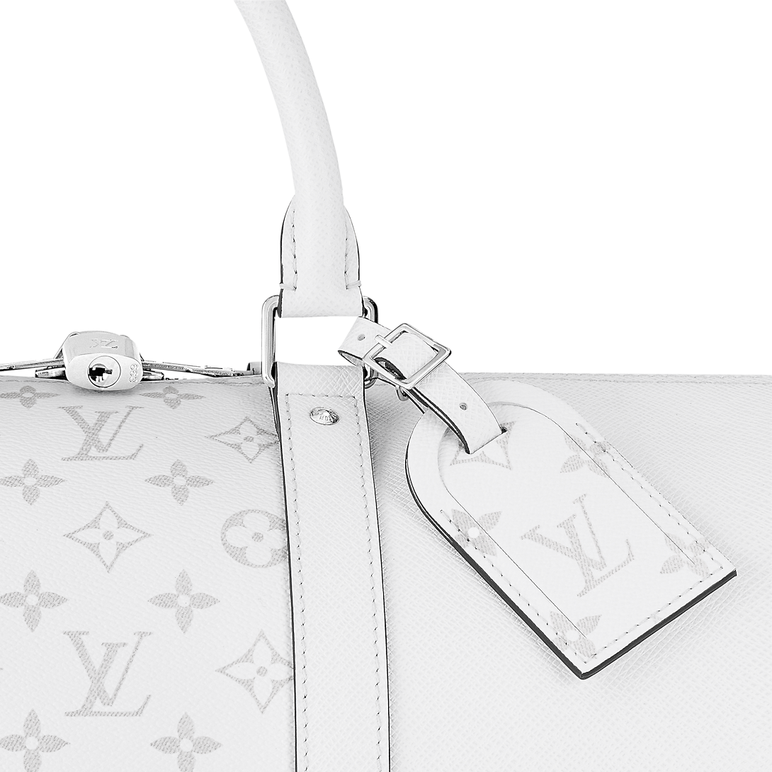 Sac Keepall Bandoulière 50 - LV - Blanc