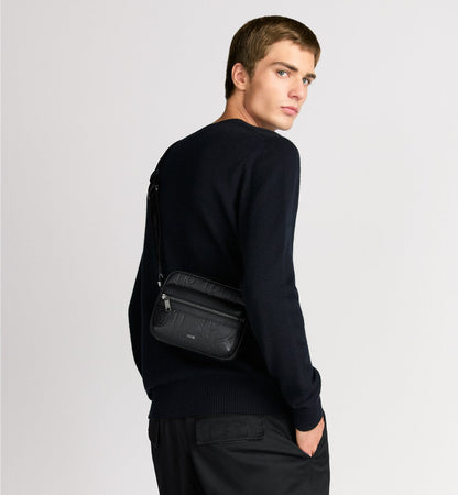 Mini sac Messenger Dior zippé Rider 2.0 - Noir