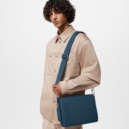 Sac messenger Takeoff - LV - Bleu