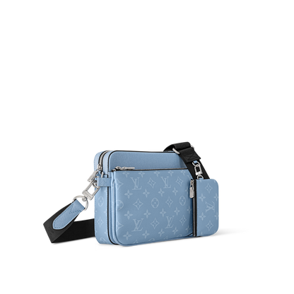 Sac Trio Messenger - LV - Bleu ciel