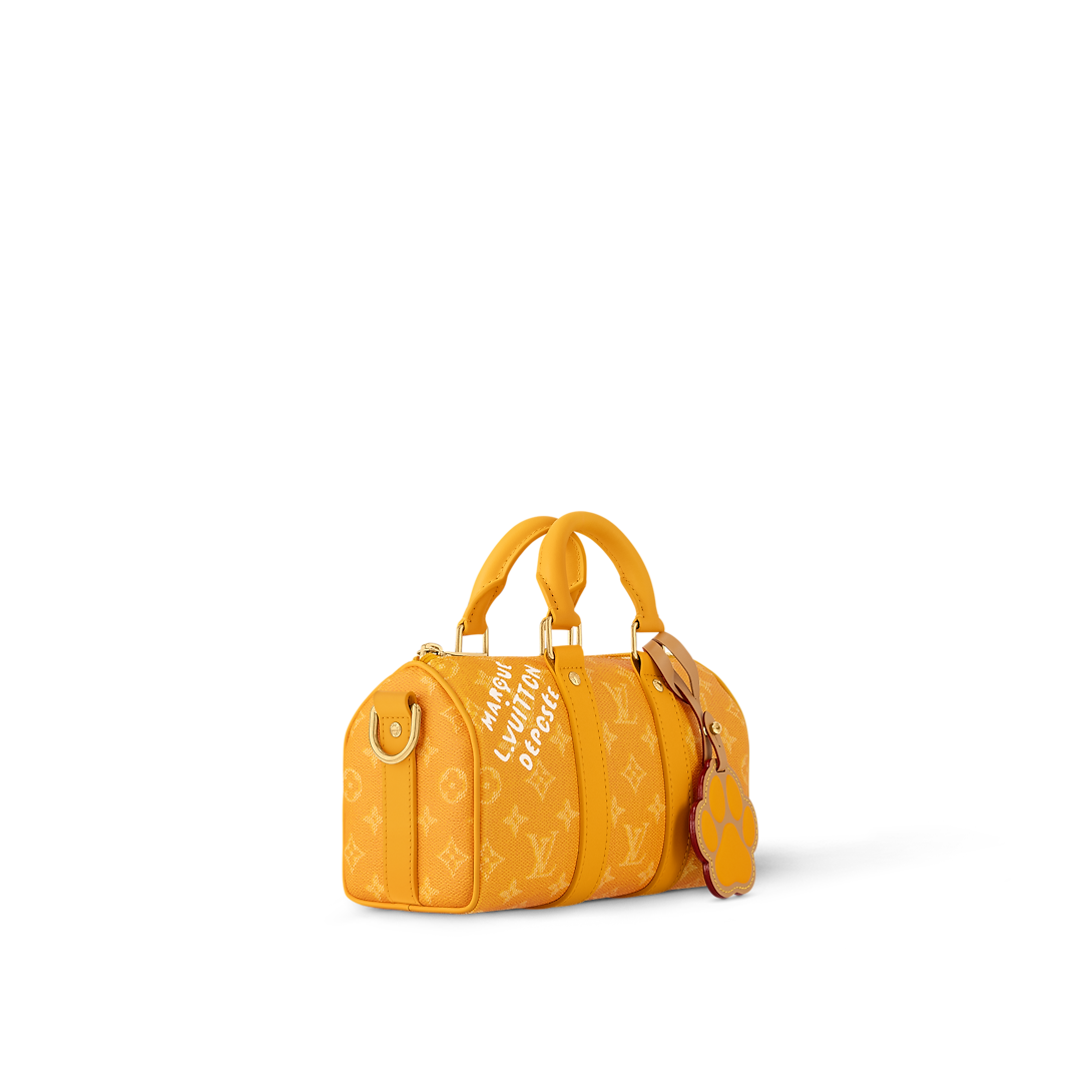 Sac Keepall Bandoulière 25 - LV - Jaune
