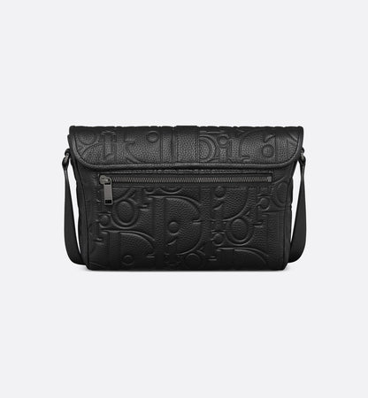 Sac Messenger à rabat Dior Daily Medium - Noir