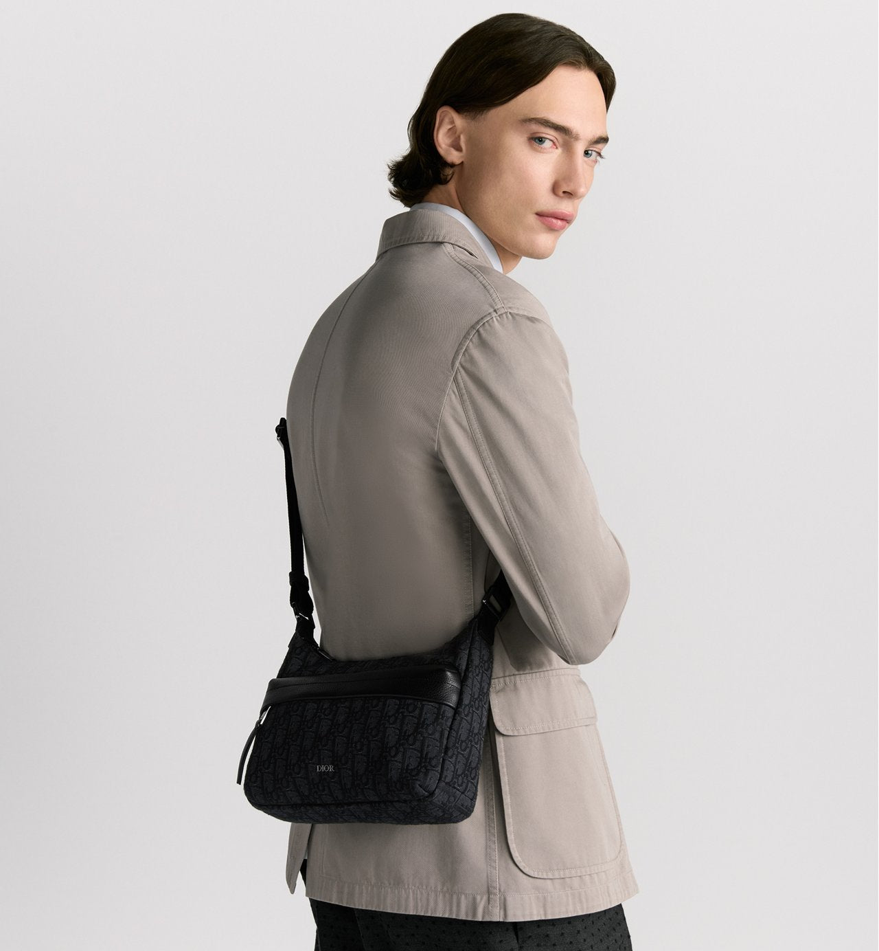 Sac Hobo Rider Soft Small Dior -  Noir