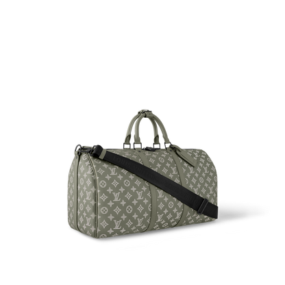 Sac Keepall Bandoulière 50 - LV -  Vert kaki