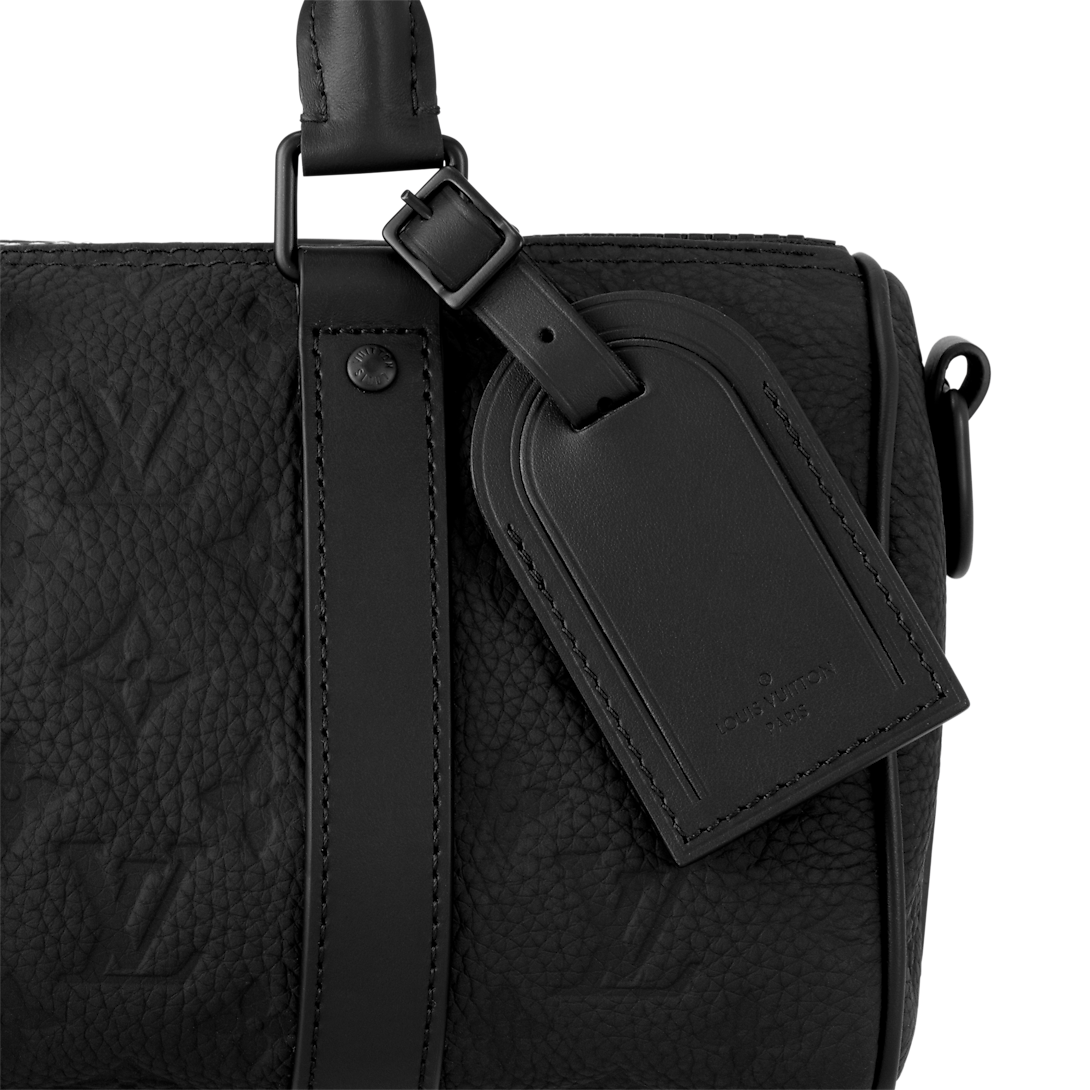 Sac Keepall Bandoulière 25 - LV - Noir cuir