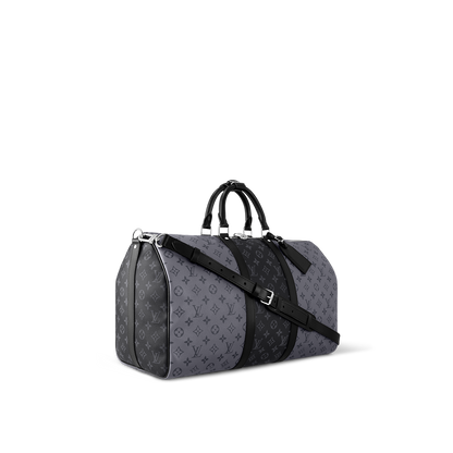 Sac Keepall Bandoulière 50 - LV - Gris