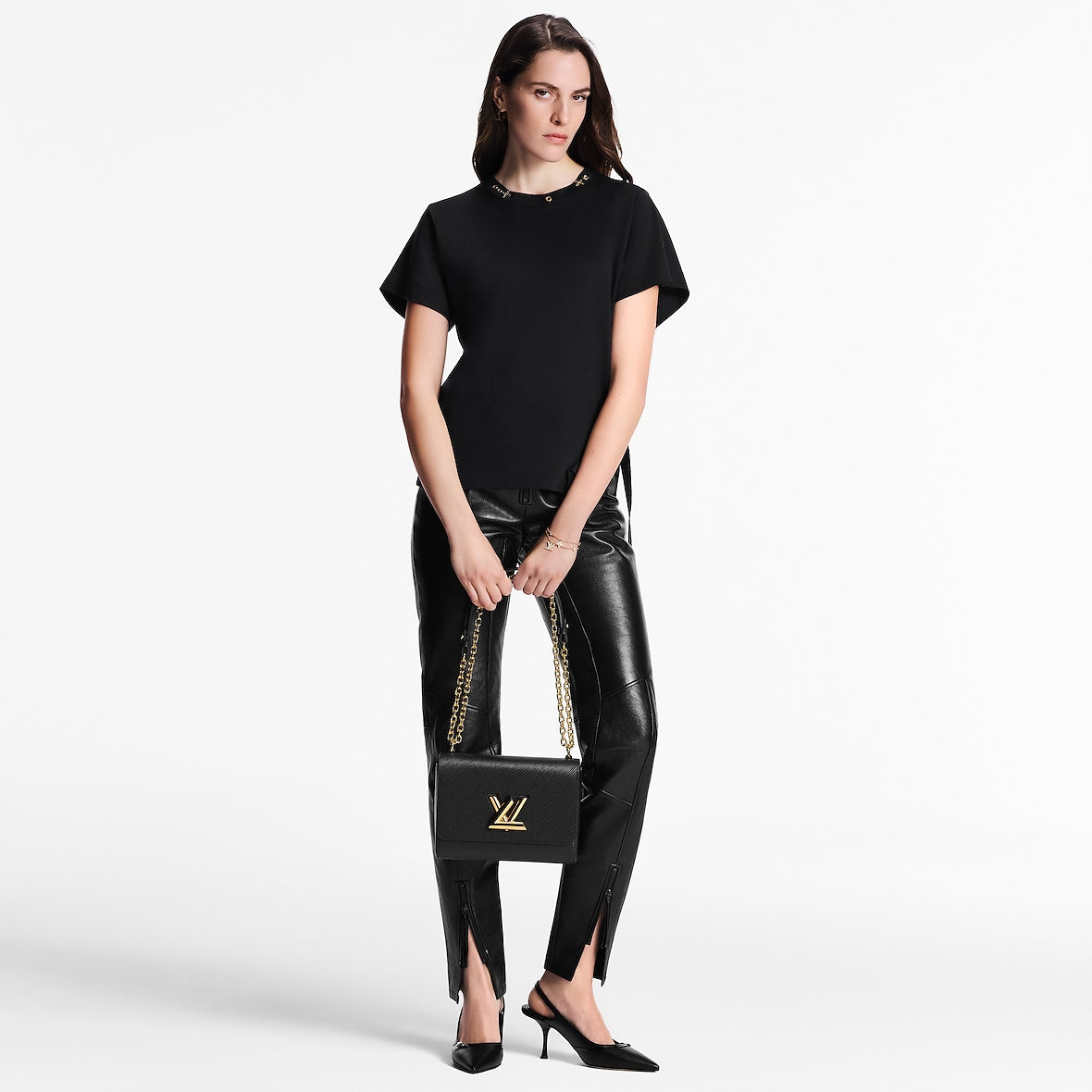 Sac Twist MM - LV - Noir