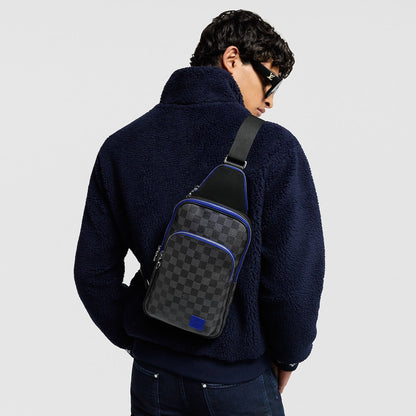 Sac Avenue Slingbag - LV - Noir bleu