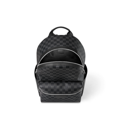 Sac à dos Discovery PM Toile Damier Graphite  - LV - Noir