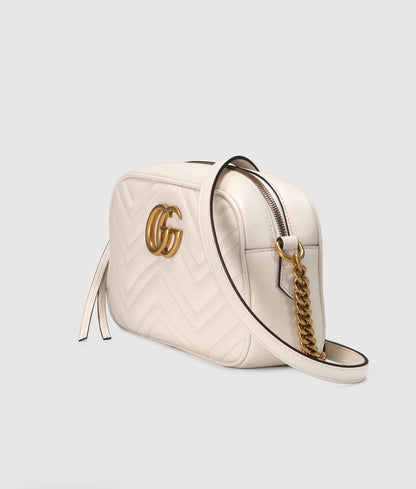 Sac pour appareil photo GG Marmont petit format - Blanc