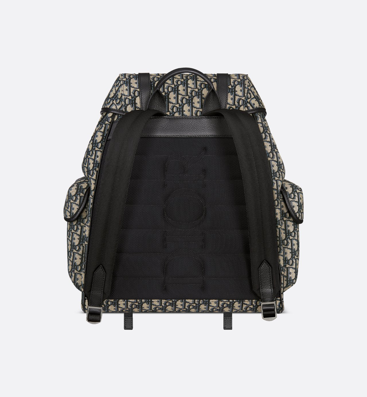 Sac à dos à rabat Dior Hit The Road - Noir Beige