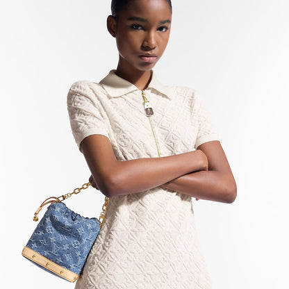 Sac Nano Noé - LV - Bleu jeans