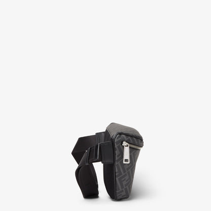 Sacoche banane Fendi Diagonal - Noir