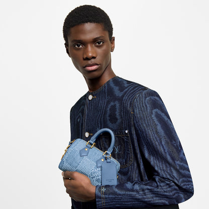 Sac Speedy Bandoulière 18 - LV - Bleu jeans