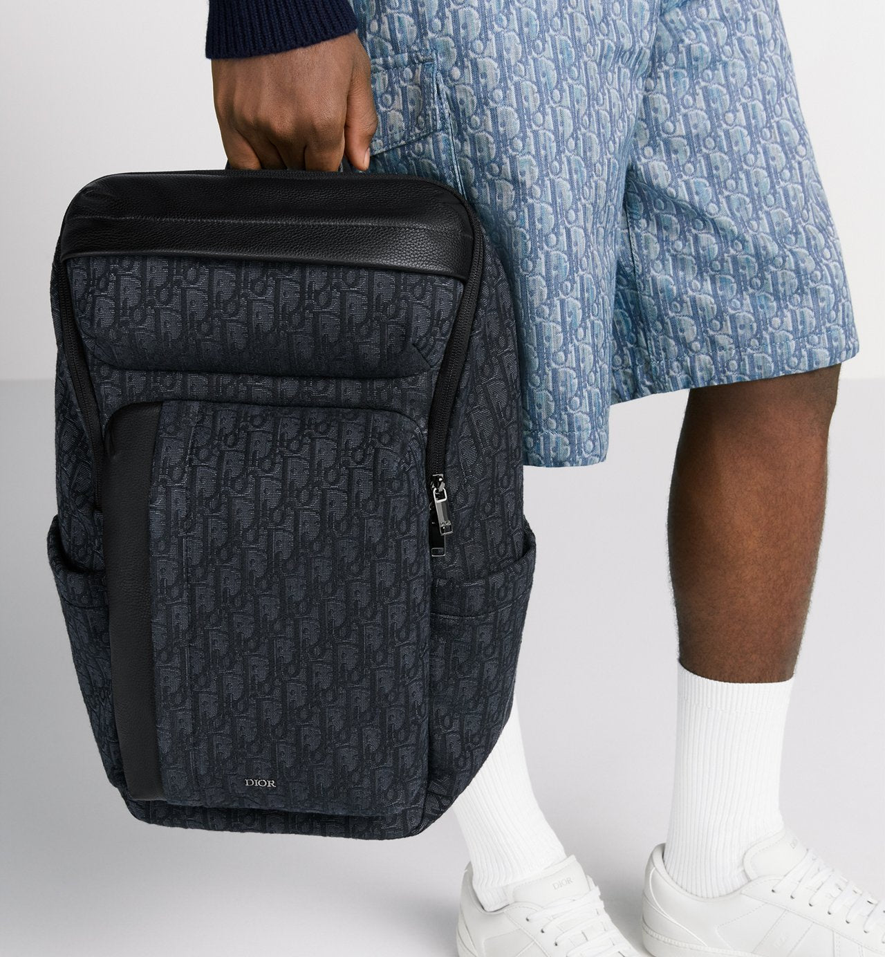 Sac à dos zippé Rider Soft - Dior - Noir