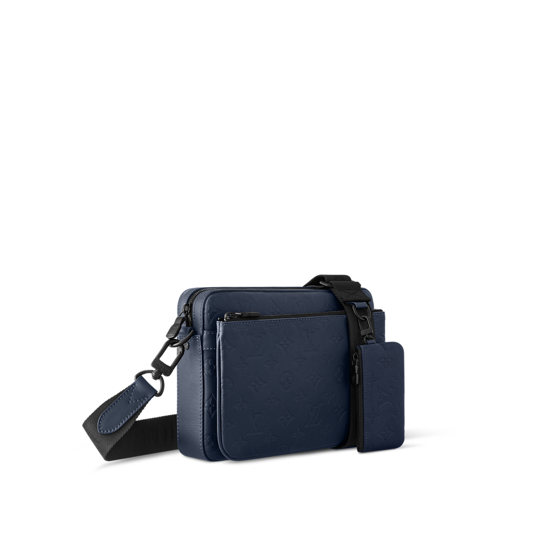 Sac Trio Messenger - LV - Bleu nuit