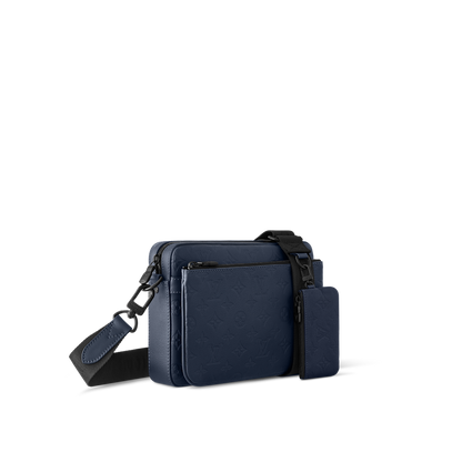 Sac Trio Messenger - LV - Bleu nuit