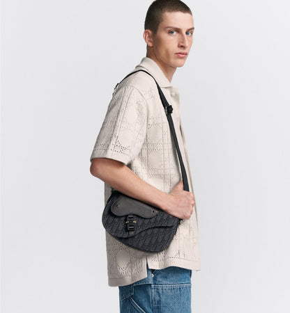 Sac Messenger Saddle Dior - Noir