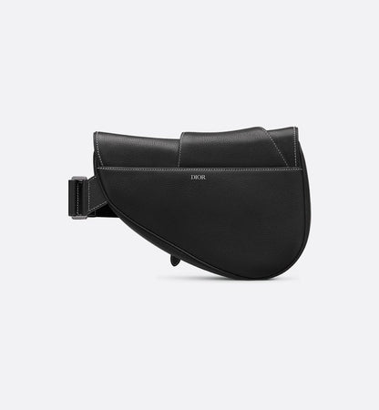 Sac Saddle Cuire Dior - Noir