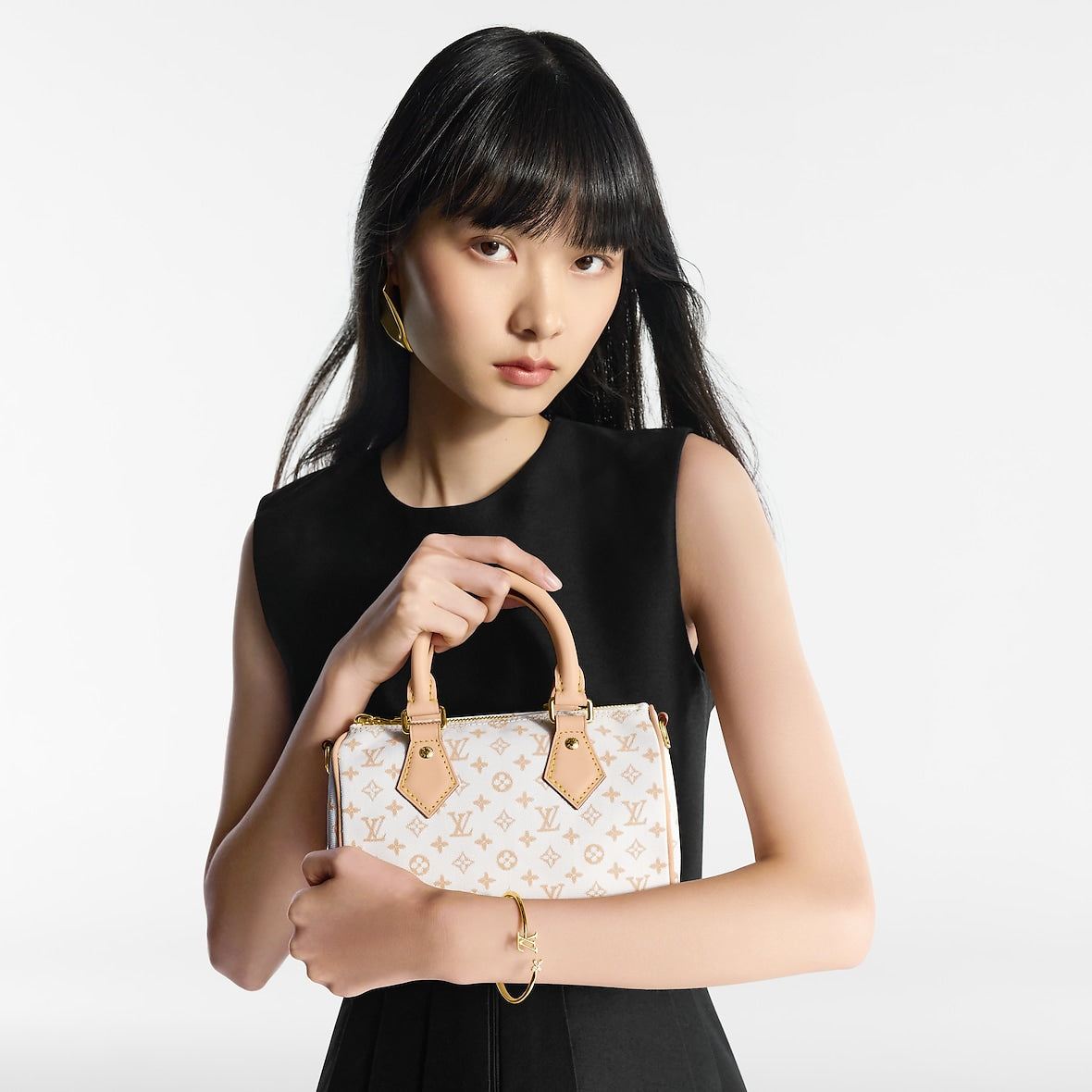 Sac Speedy Bandoulière 20 - LV - Blanc