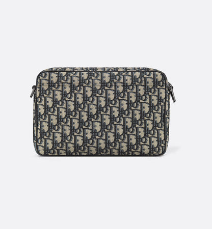 Sac bandoulière Maxi Safari Dior - Noir Beige