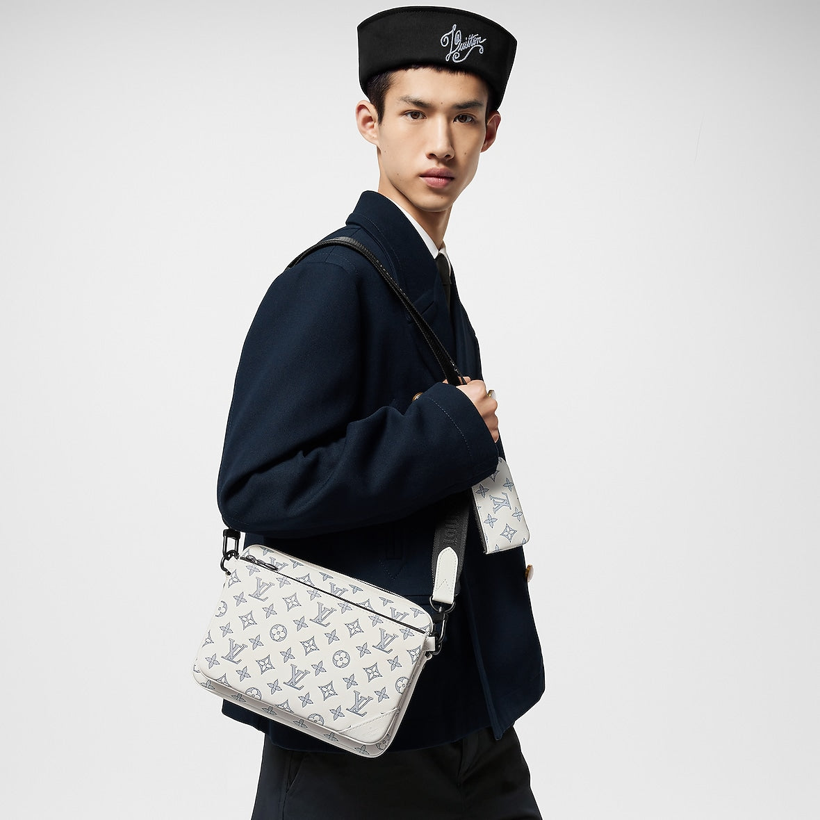 Sac Trio Messenger - LV - Blanc