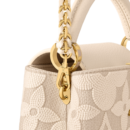 Sac Capucines Mini - LV - Blanc cassé