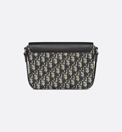 Sac Messenger à rabat Saddle Small Dior - Beige Noir