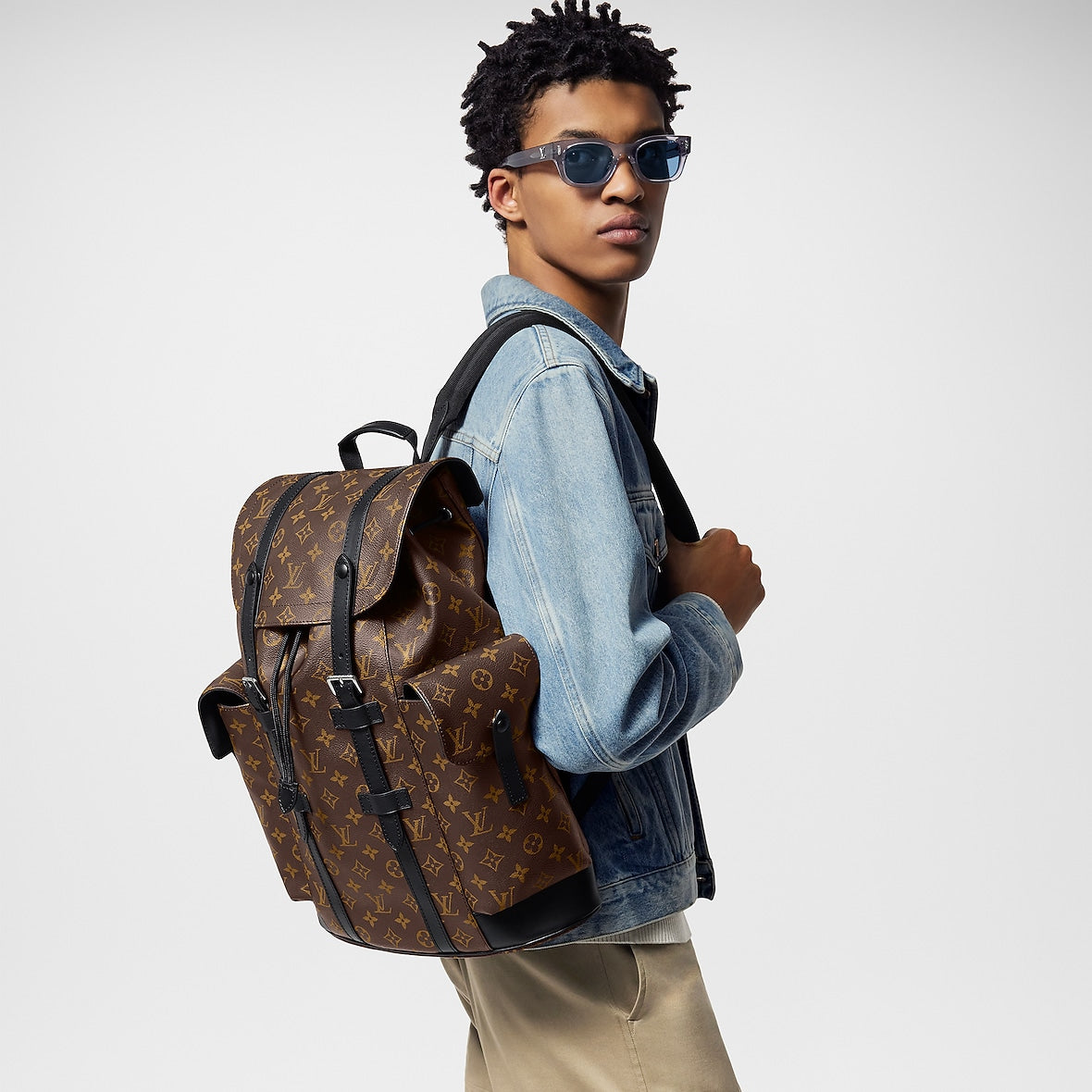 Sac à dos Christopher MM - LV - Marron