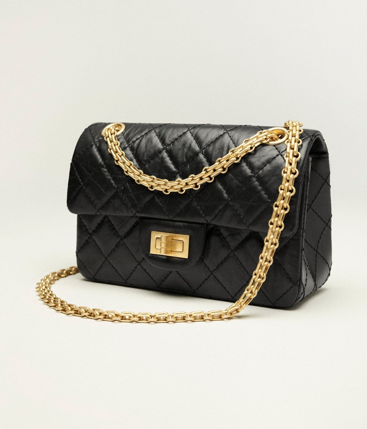 MINI SAC 2.55 CHANEL NOIR