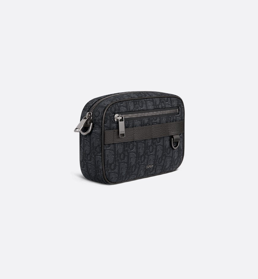 Sac bandoulière Mini Safari Dior - Noir
