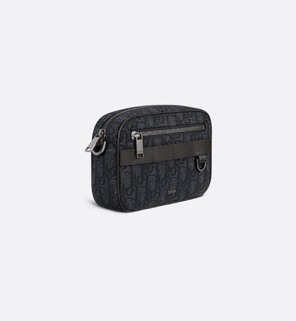 Sac bandoulière Mini Safari Dior - Noir