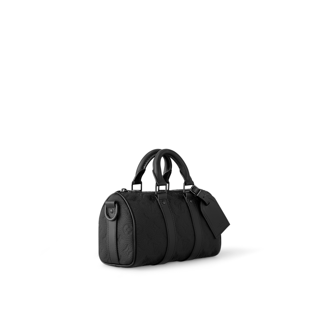 Sac Keepall Bandoulière 25 - LV - Noir cuir