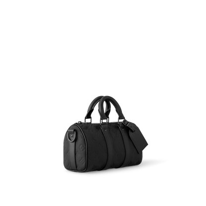 Sac Keepall Bandoulière 25 - LV - Noir cuir