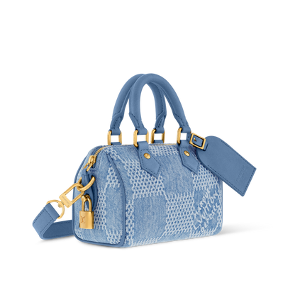 Sac Speedy Bandoulière 18 - LV - Bleu jeans