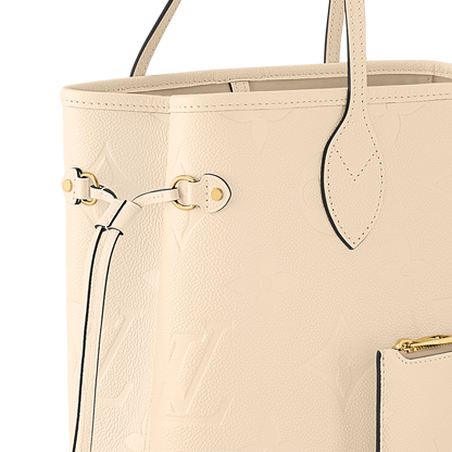 Sac Neverfull MM- LV - Blanc cassé