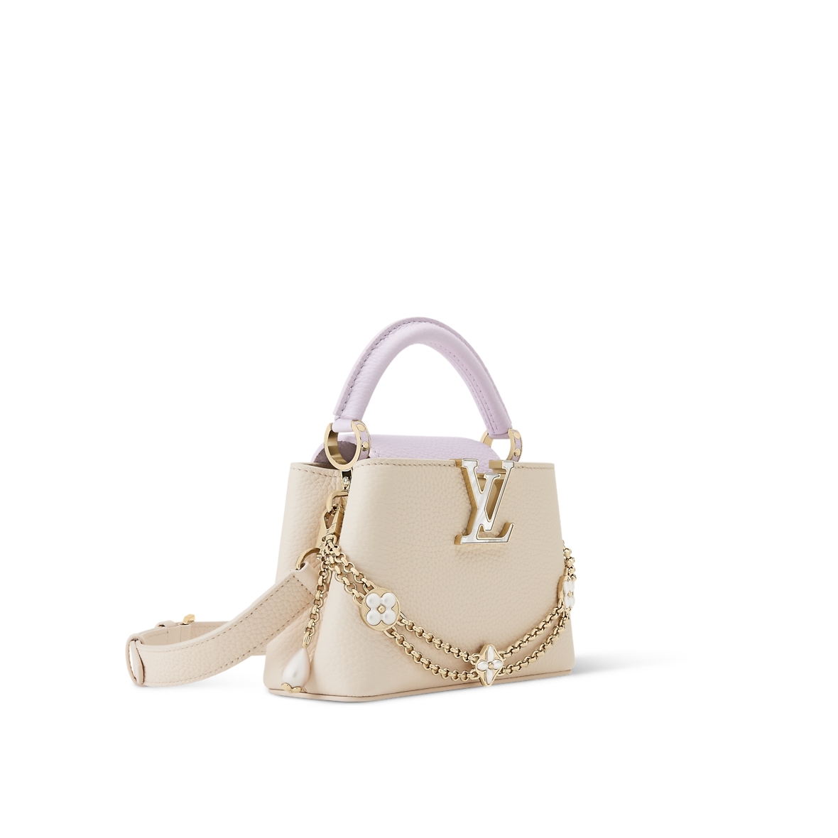 Sac Capucines Mini - LV - Beige/Rose