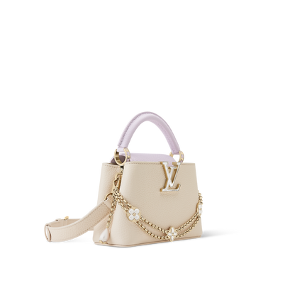 Sac Capucines Mini - LV - Beige/Rose