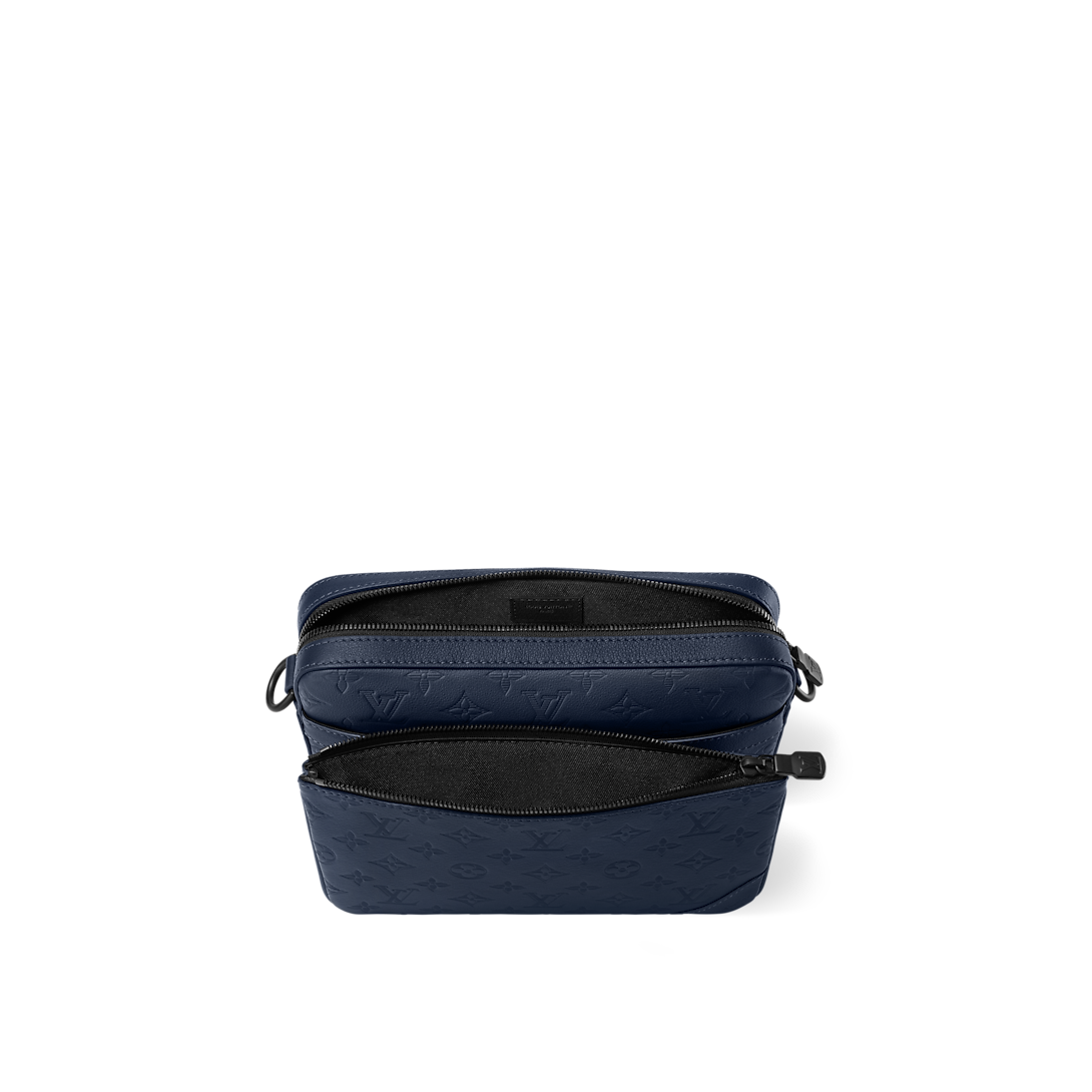 Sac Trio Messenger - LV - Bleu nuit