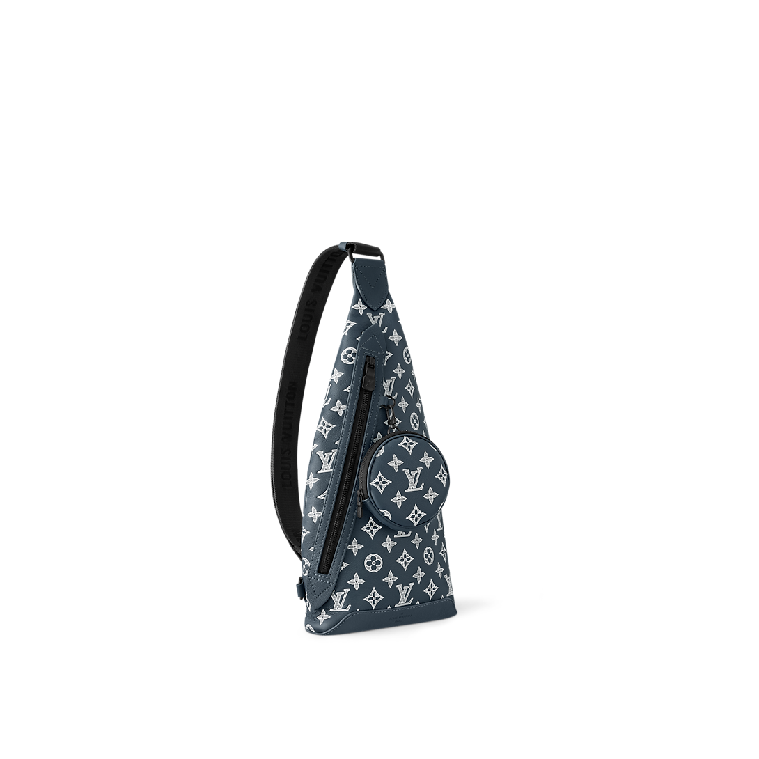 Sac sling Duo - LV - Bleu nuit