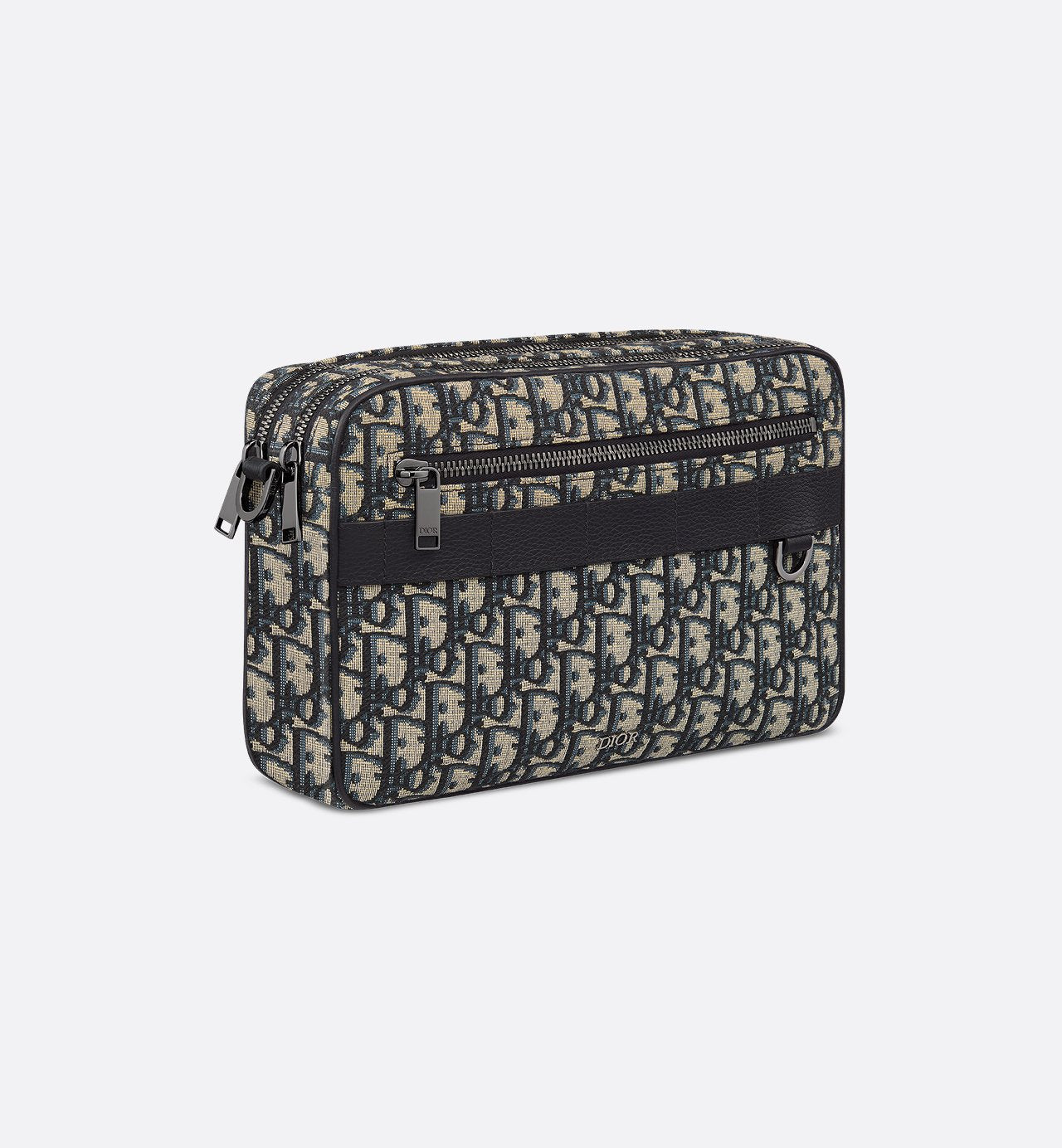 Sac bandoulière Maxi Safari Dior - Noir Beige
