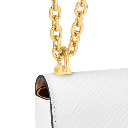 Sac Twist MM - LV - Blanc