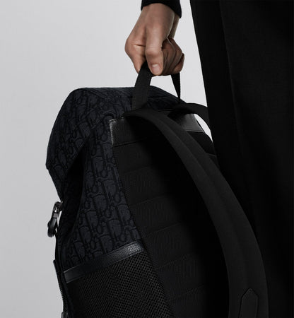 Sac à dos à rabat Dior 8 Noir